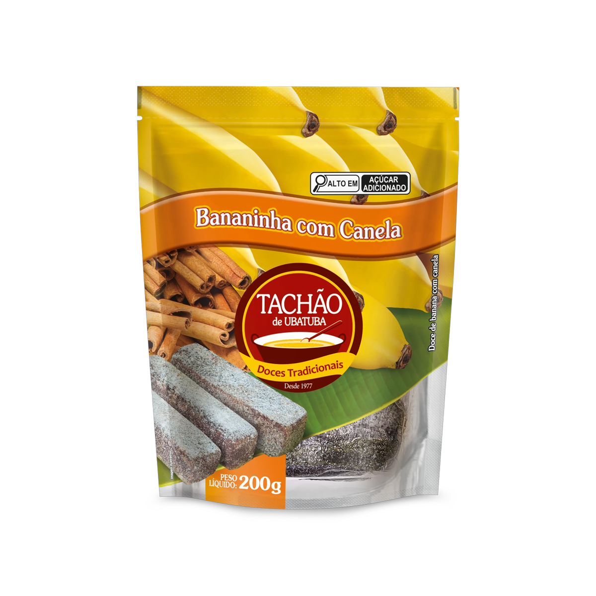Bananinha com Canela Tachao de Ubatuba 200g