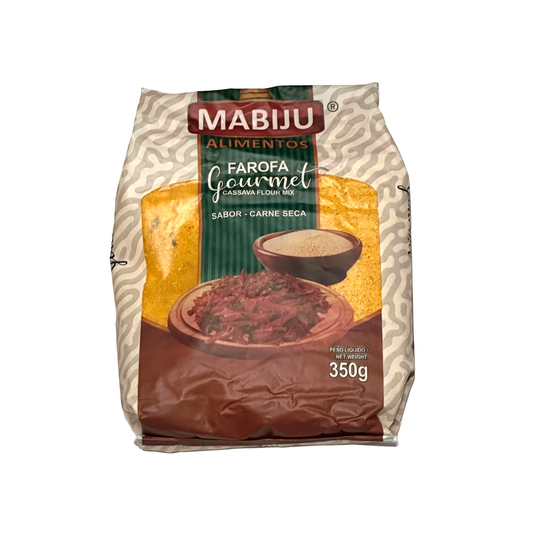 Farofa Gourmet Mabiju Sabor Carne Seca 350g