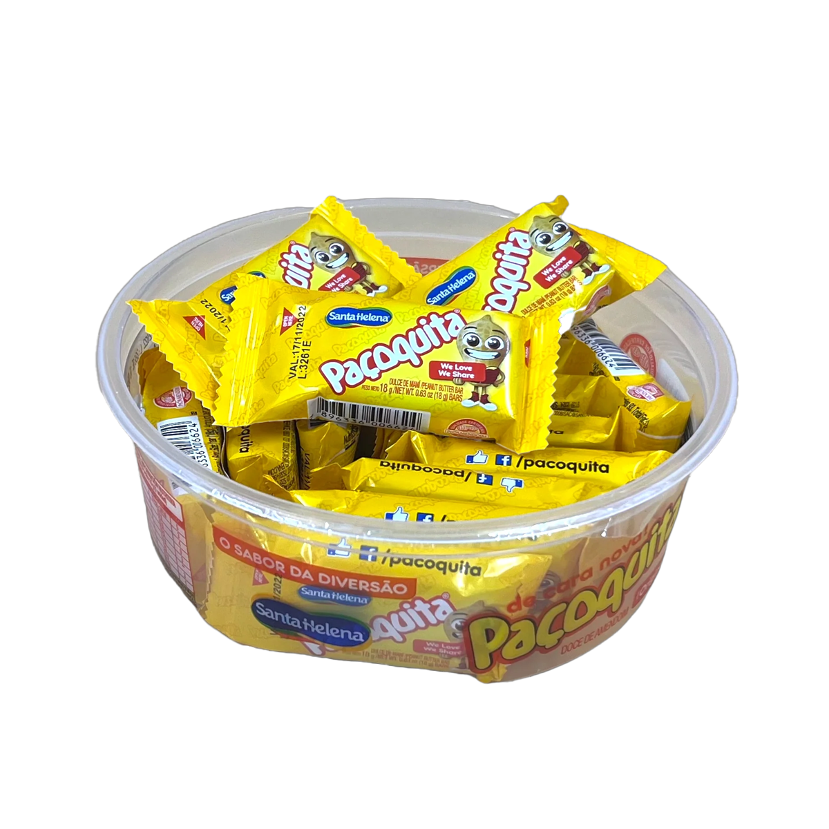 Paçoquita Paçoca de Amendoim SANTA HELENA 288g