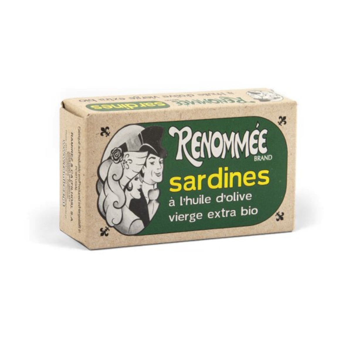 Sardinhas em Azeite de Oliva Extra Virgem Orgânicas Renommée 125g