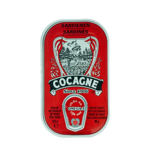 Sardinhas no Azeite de Oliva Cocagne 125g