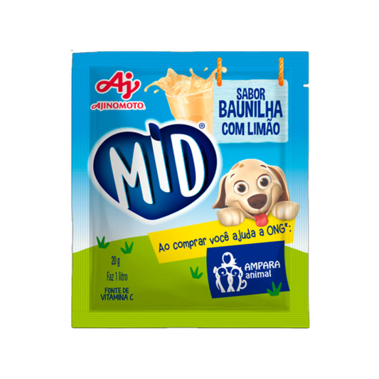Suco em Pó MID – Baunilha com Limão 20g