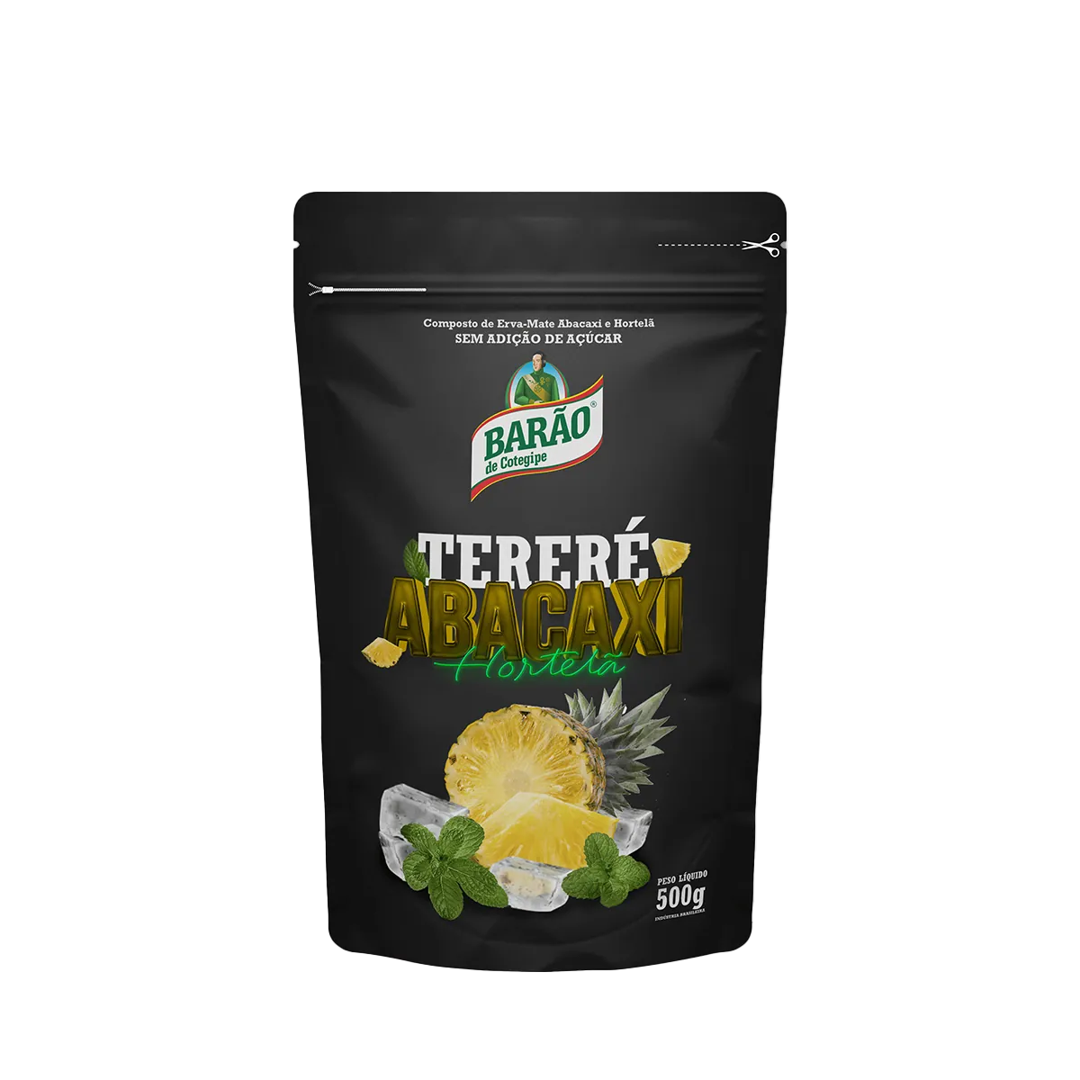 Erva-Mate Tereré Abacaxi com Hortelã Barão 500g