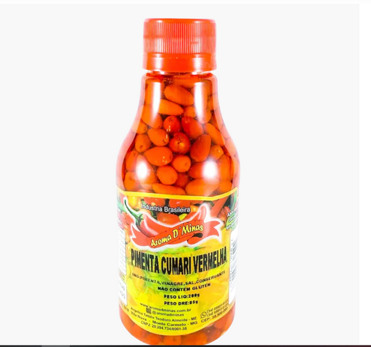 Pimenta Cumari Vermelha Aroma de Minas - Conservas brasileiro Mercadim