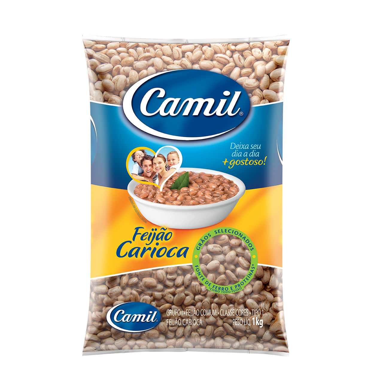 Feijão Carioca Camil 1kg