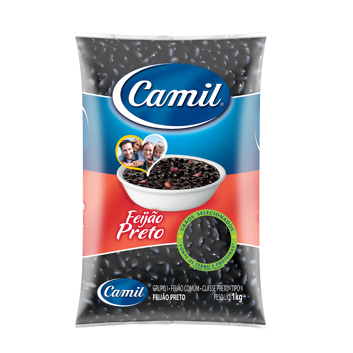 Feijão Preto Camil 1kg