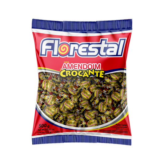 Bala de amendoim crocante Florestal 500g