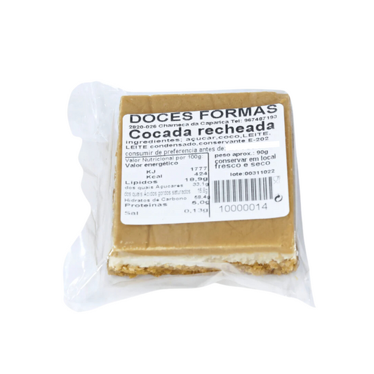 Cocada Recheada Doces Formas 90g