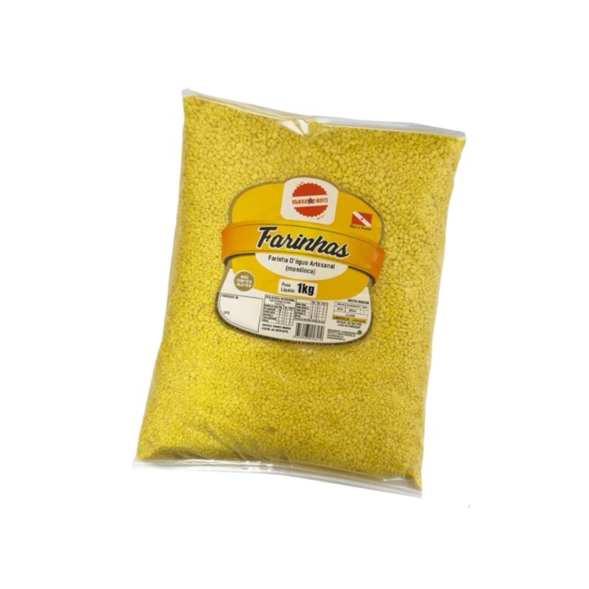 Farinha d'Água Artesanal de Mandioca Iguarias do Norte 1kg