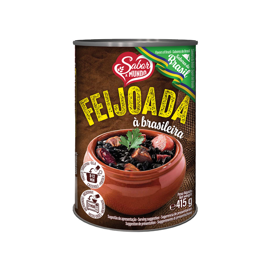 Feijoada Pronta Brasileira lata Sabor a Mundo 415g
