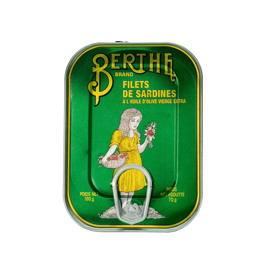 Filetes de Sardinha em Azeite Extra Virgem Berthe 100g