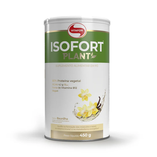 Isofort Plant Vitafor 450g - Sabor Baunilha