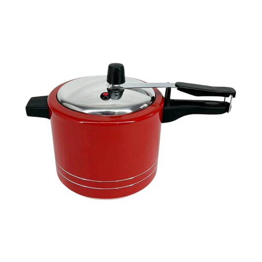 Panela de Pressão Vermelha Antiaderente Mister Cook – 4,5 Litros