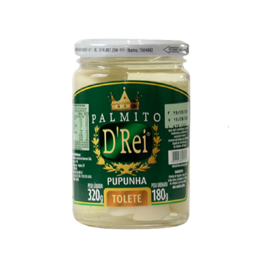 Palmito Pupunha Tolete D'Rei 320g