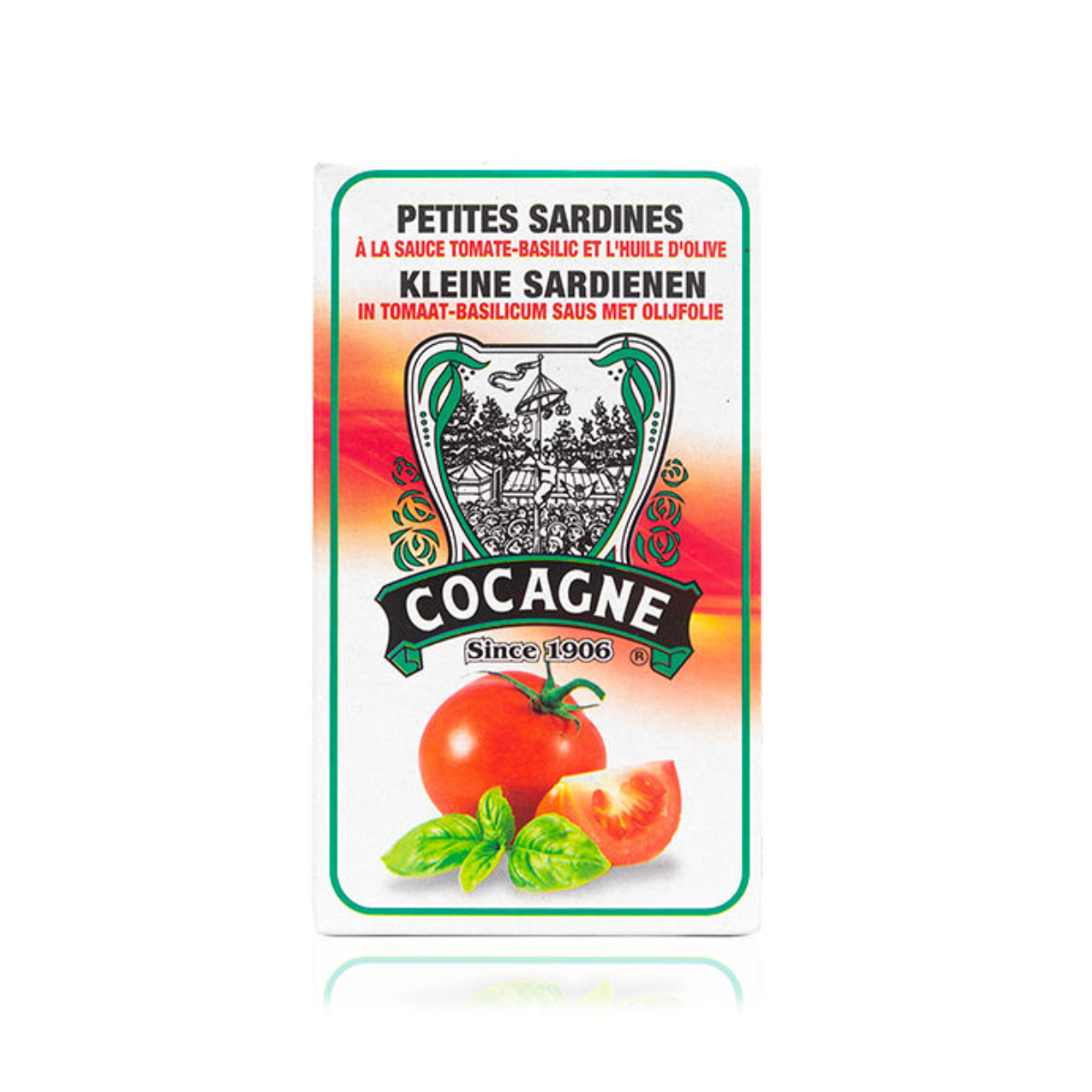 Sardinhas ao Molho de Tomate e Manjericão com Azeite de Oliva Cocagne 90g