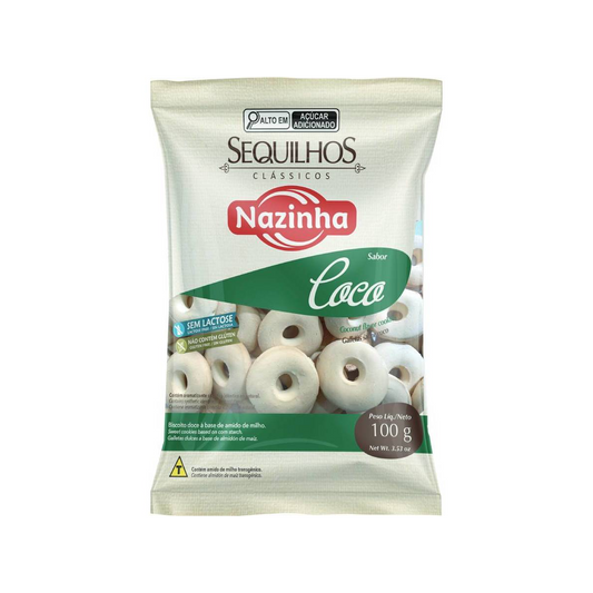 Biscoito Sequilhos Coco Nazinha 100g