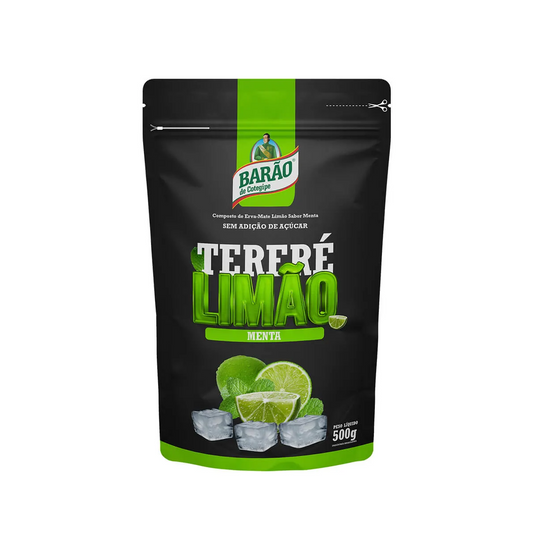 Erva-Mate Tereré Menta e Limão Extra Forte Barão 500g