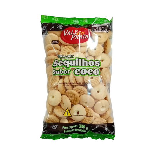 Biscoito Sequilhos Sabor Coco Vale do Prata 350g