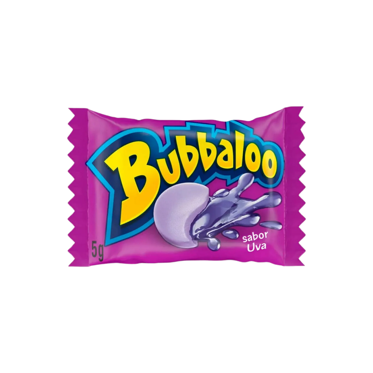 Chiclete Bubbaloo Sabor Uva 5g