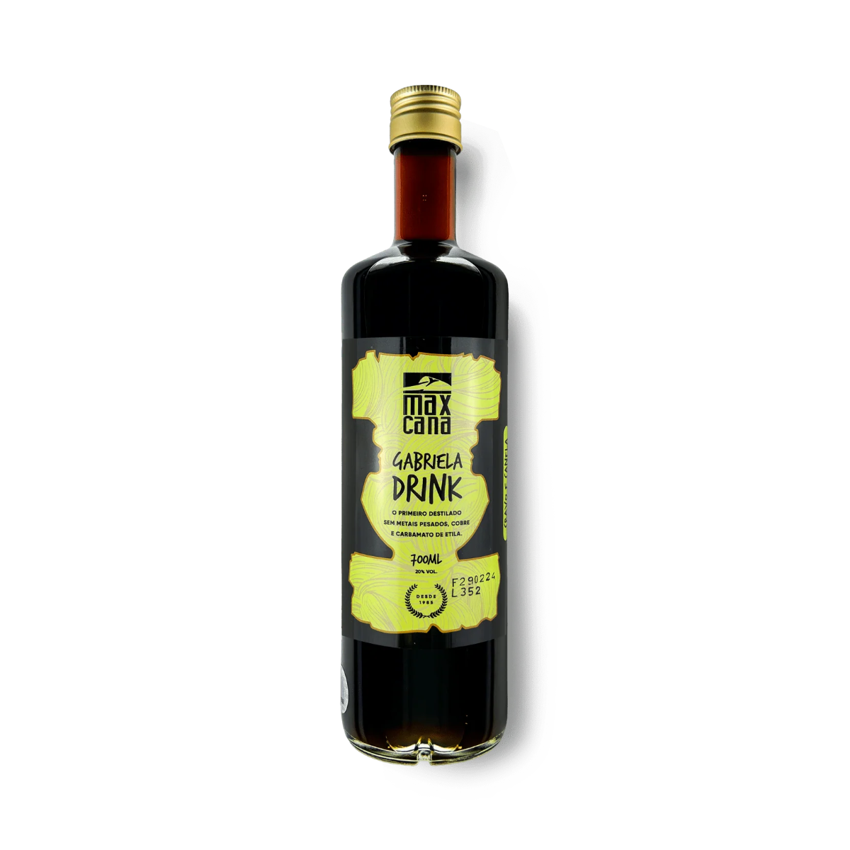 Cachaça Gabriela Drink MaxCana 700ml
