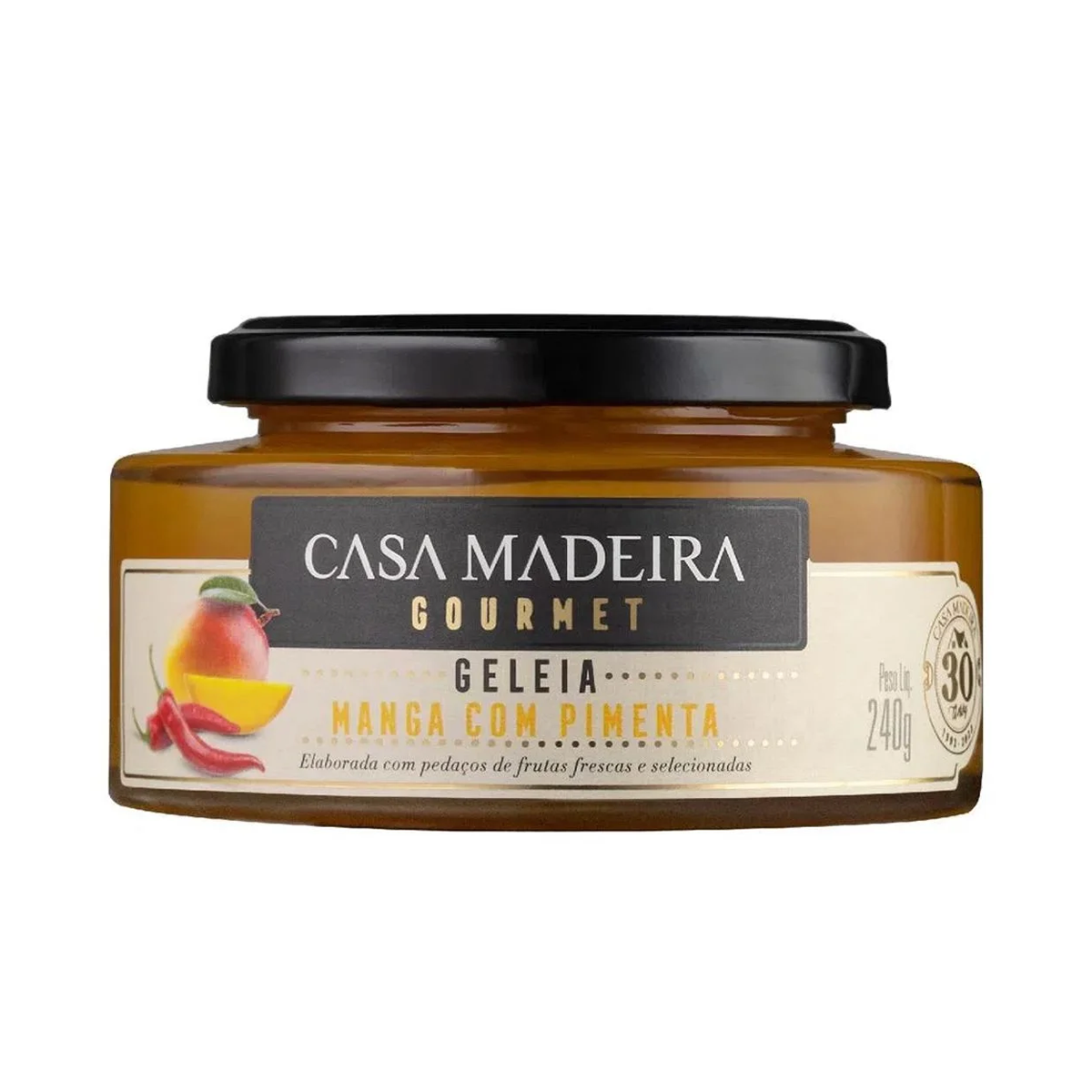 Geleia Casa Madeira de Manga com Pimenta 240g