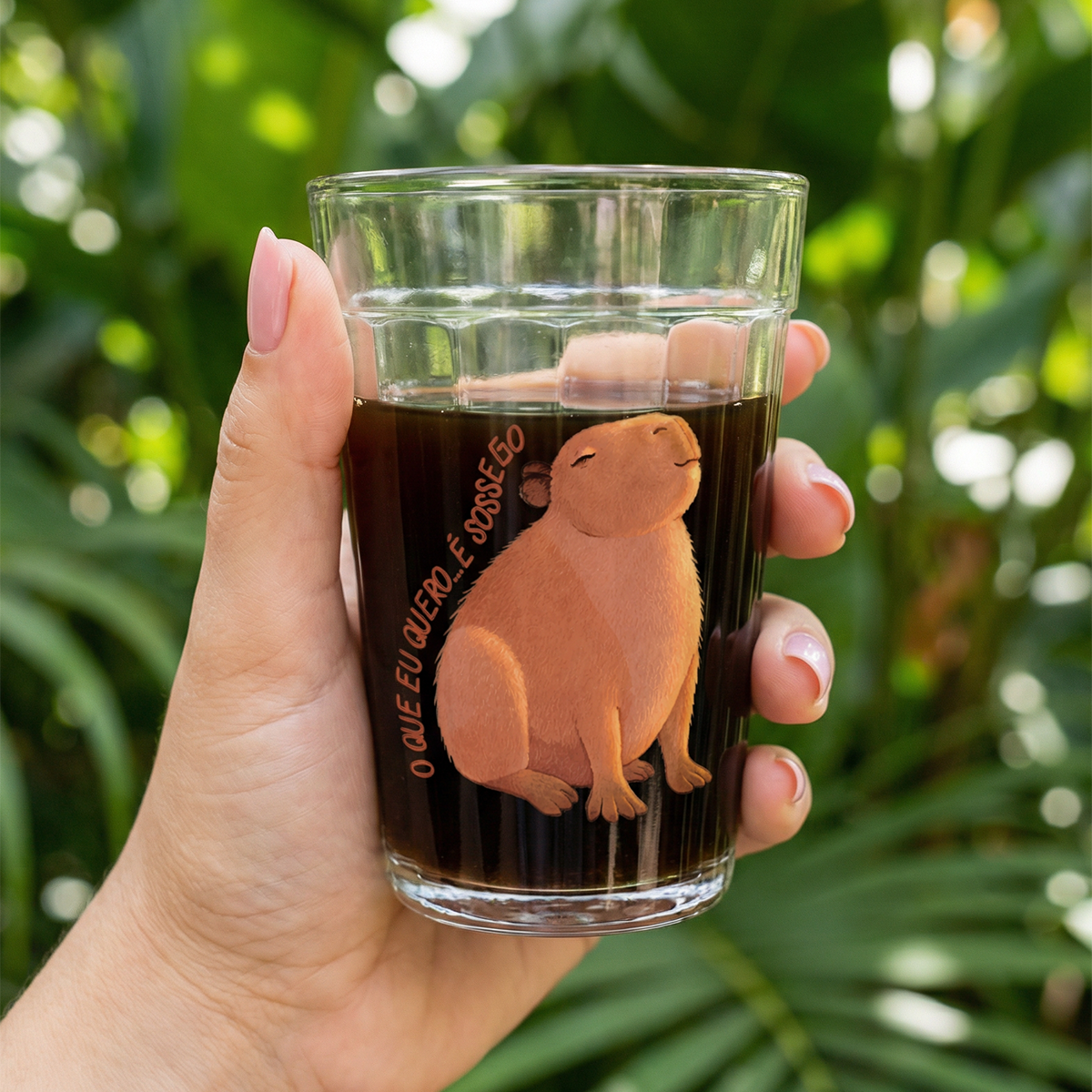 Copo Americano Mercadim |  Capivara
