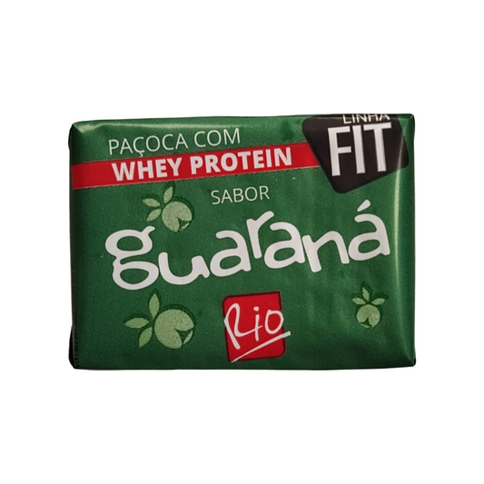 Paçoca com Whey Protein Sabor Guaraná Linha Fit Rio 22g