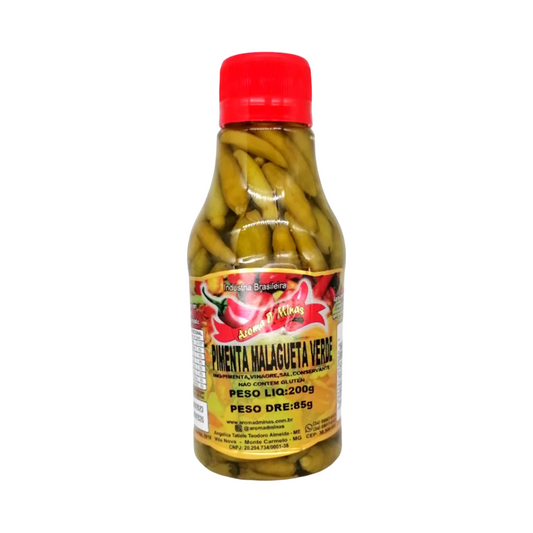 Pimenta Malagueta Verde Aroma D'Minas 200g