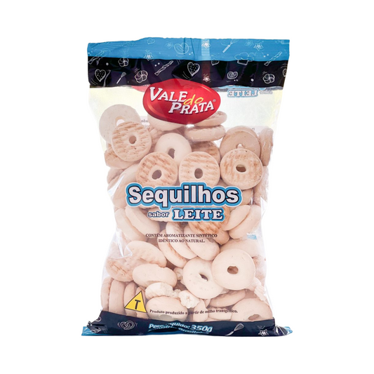 Biscoito Sequilhos Sabor Leite Vale do Prata 350g