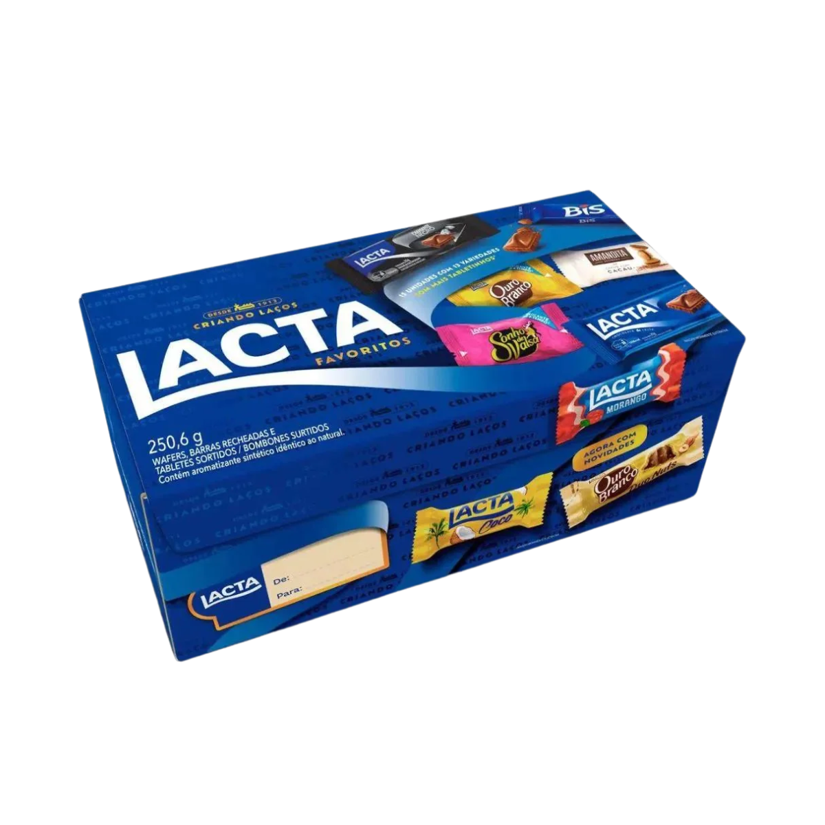 Caixa de Bombom Lacta Favoritos 250,6g