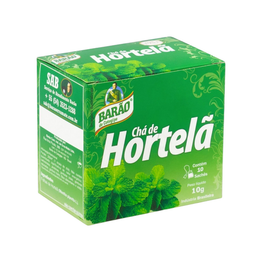 Chá de Hortelã 10 Sachês Barão de Cotegipe