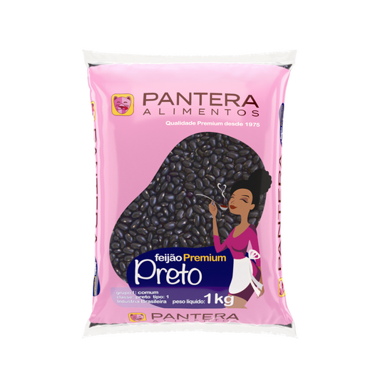 Feijão Preto Prime Tipo 1 Pantera 1kg