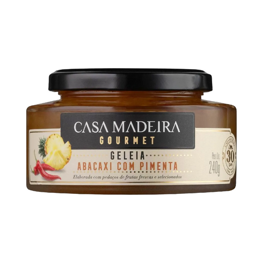 Geleia Gourmet de Abacaxi com Pimenta Casa Madeira 240g