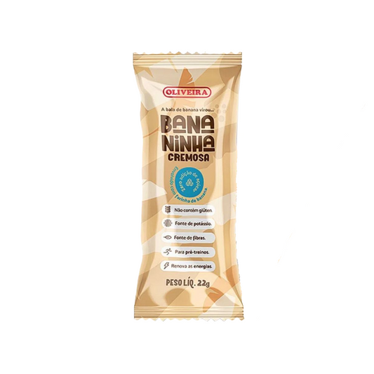 Bananinha Cremosa Zero Açúcar Oliveira 22g