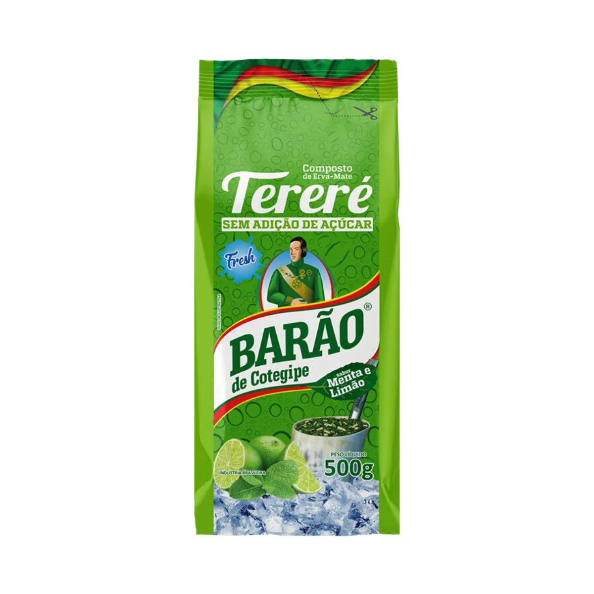 Erva-Mate para Tereré Menta e Limão Barão de Cotegipe 500g
