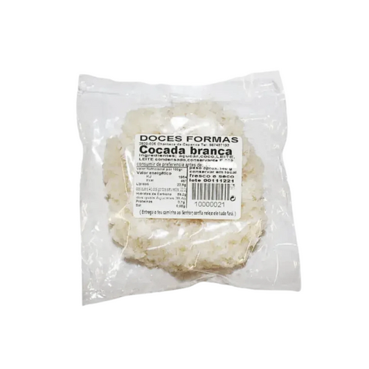 Cocada Branca Doces Formas 140g