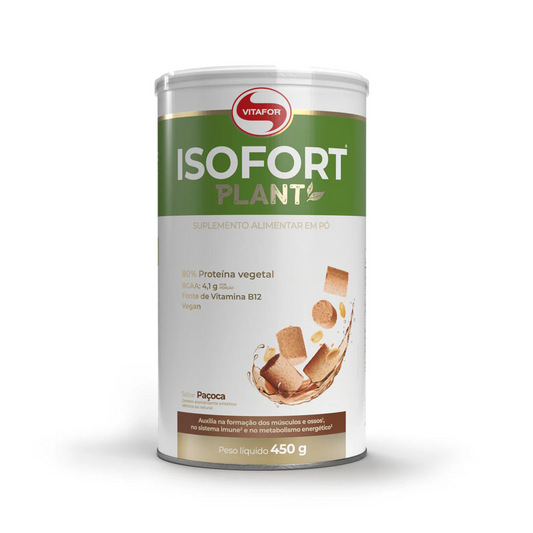 Isofort Plant Vitafor 450g - Sabor Amendoim Moído