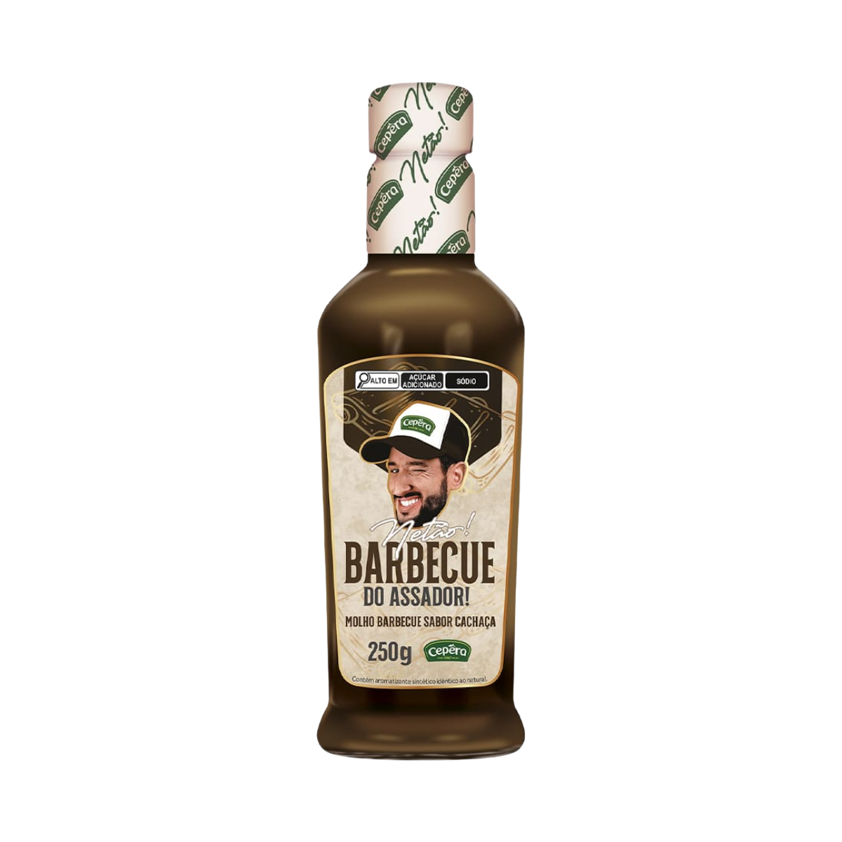 Molho Barbecue do Assador Sabor Cachaça Cepêra 250g