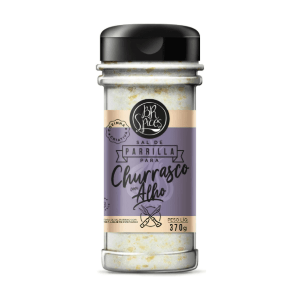 Sal de Parrilla com Alho BR Spices 370g