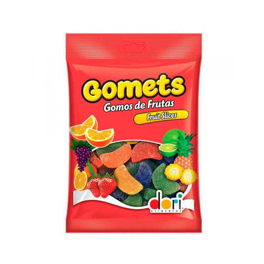 Balas Gomets Gomos de frutas 150g - Chocolates e Guloseimas brasileiro Mercadim