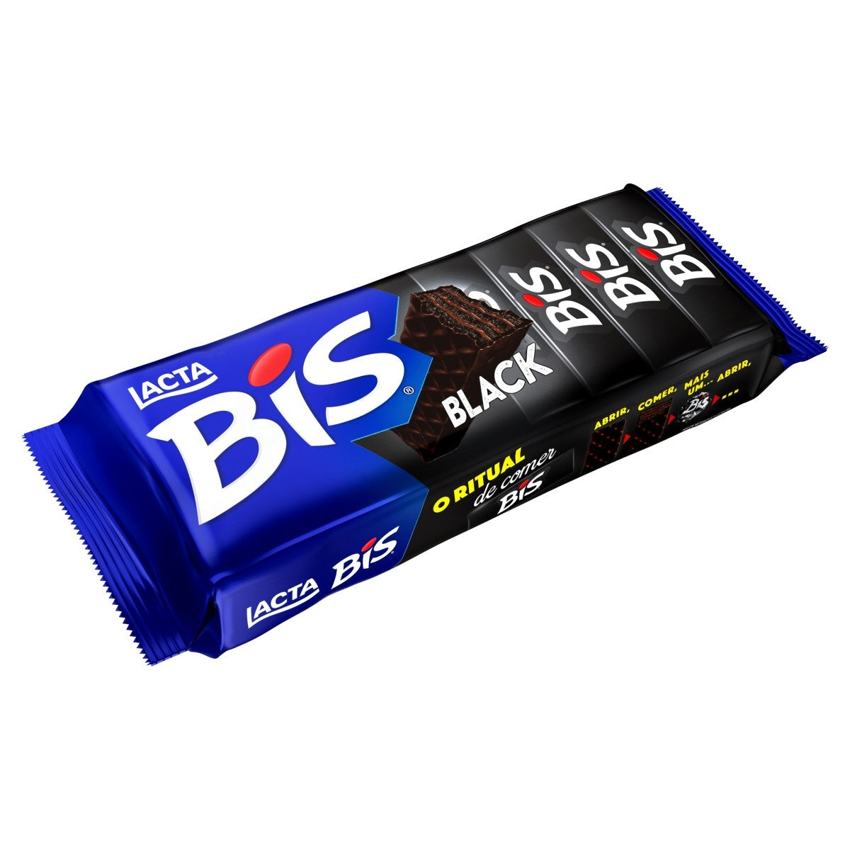 Chocolate Bis Black 100, 8g - Chocolates e Guloseimas brasileiro Mercadim