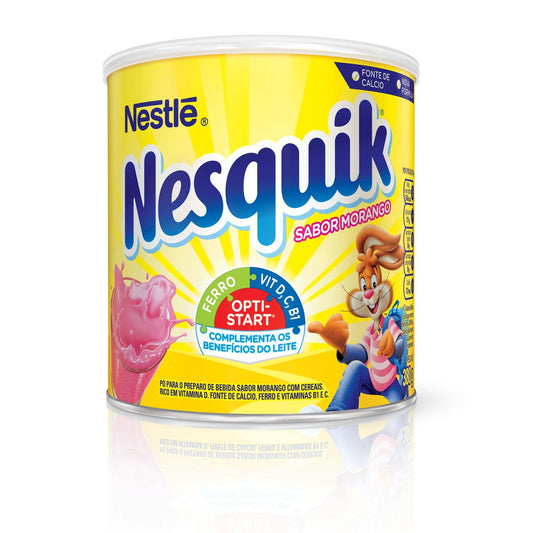 Nesquik Morango 380g - Achocolatados, Outros brasileiro Mercadim