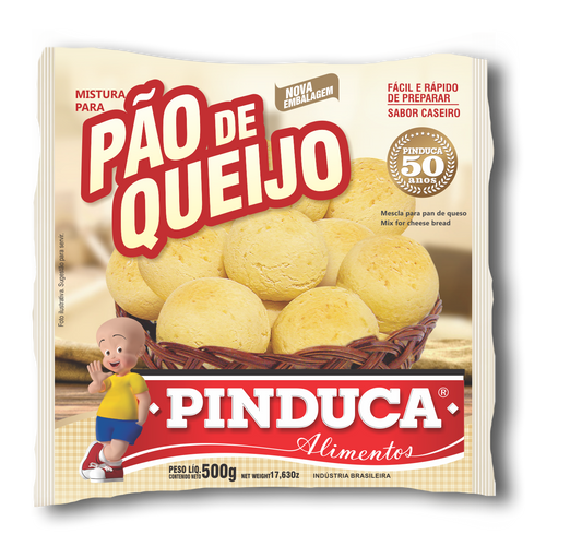 Mistura Pão de Queijo Pinduca 500g - Farinhas e Amidos brasileiro Mercadim