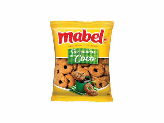 Rosquinhas Coco Mabel 350g - Biscoitos e Bolachas brasileiro Mercadim