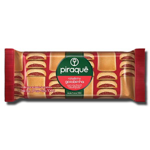 Roladinho Goiabinha Piraquê 75g - Biscoitos e Bolachas brasileiro Mercadim