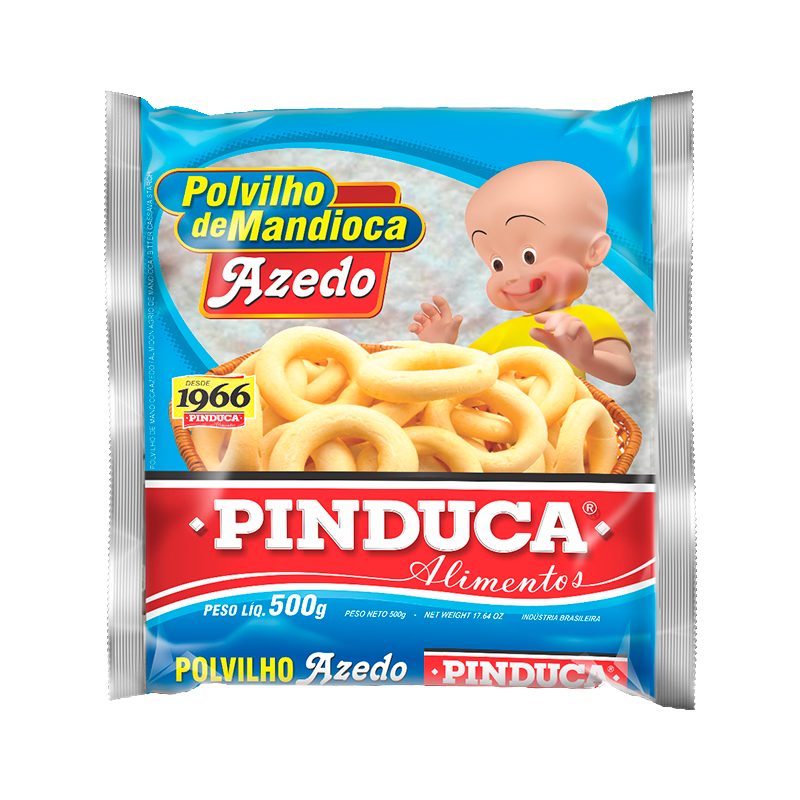 Polvilho Azedo Pinduca 500g - Farinhas e Amidos brasileiro Mercadim