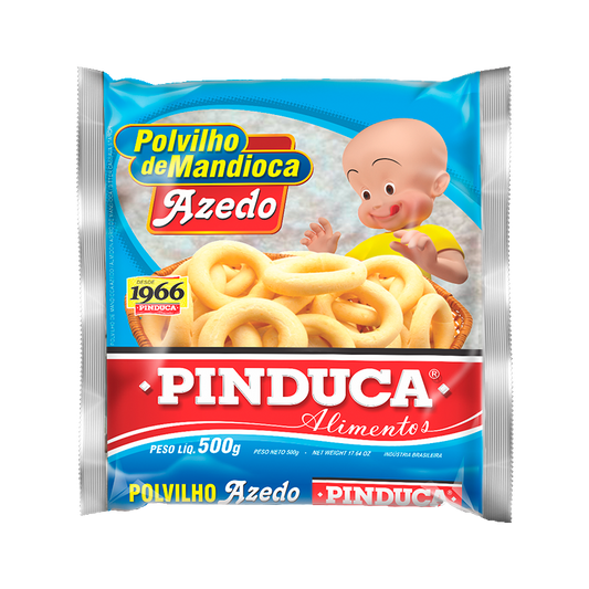 Polvilho Azedo Pinduca 500g - Farinhas e Amidos brasileiro Mercadim