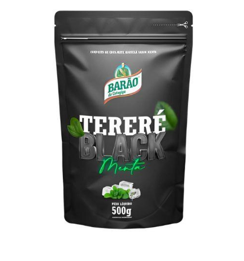 Erva Tereré Menta Black Barão 500g - Cafés / Chás e Infusões brasileiro Mercadim