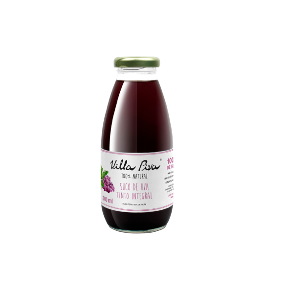 Suco de Uva Integral Villa Piva 300ml - Bebidas, Sumos brasileiro Mercadim